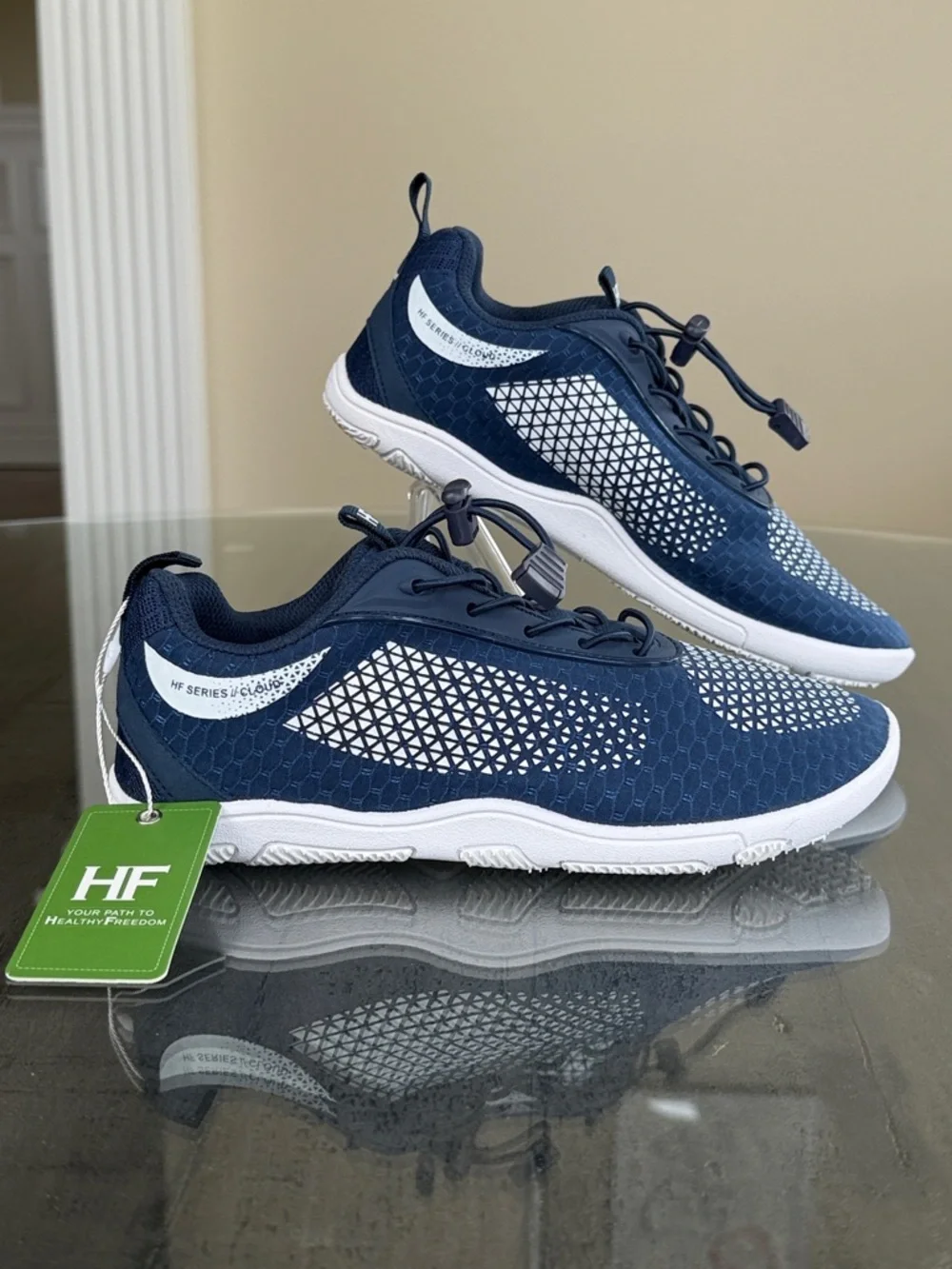 HF‎ Cloud Series Unisex Navy Blue Lightweight Barefoot Shoe. Womens 6 Men 4. NWT